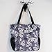 ESVAN Original Floral Water Resistant Large Tote Bag Shoulder Bag for Gym Beach Travel Daily Bags Upgraded