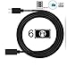 Dreamvasion USB 3.1 Type C Male to Female Extension Cable [6ft/183cm], USB C Charging/Data/Video/Audio Extend Cord for New MacBook Pro 2017, USB-C Hub, Nintendo Switch, Samsung Galaxy S8