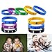 Game Party Supplies, 76 Pack Gaming Gift Set Party Favors - Include 24Pack Game Bracelet, 12 Pack Badge, Set of 40 Stickers for Kids+