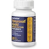 Neuroxall Gold Brain Factors for Adults - Cognitive & Mental Wellness Support with Vitamin B6, Astaxanthin, Ginkgo Biloba, Ashwagandha & Turmeric & - 30 Vegan Capsules, 30 Day Supply