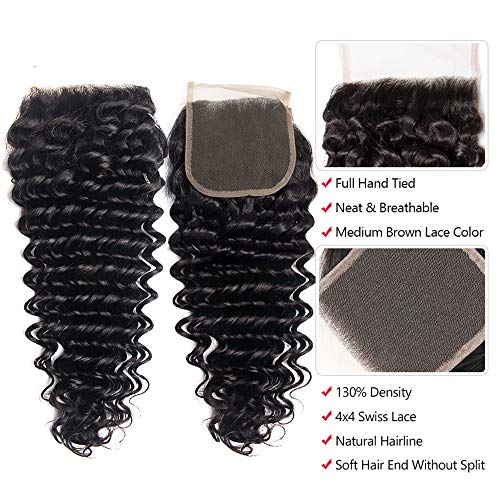 Brazilian-Hair-Bundles-Deep-Wave-Bundles-With-Closure-Free-Part-18-20-2216-Closure-Weave-Human-Hair-3-Bundles-With-Lace-Closure-8A-100-Unprocessed-Virgin-Human-Hair-Natural-Black-Color-Laritaiya
