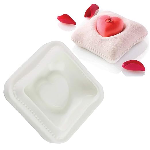 Moldes de silicona CaCaCook con forma de corazón para tartas ...