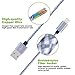 ONSON iPhone Cable,3Pack 6FT Nylon Braided Cord Lightning Cable Certified to USB Charging Charger for iPhone 7/7 Plus/6/6 Plus/6S/6S Plus,SE/5S/5,iPad,iPod Nano 7 (Gray White,6FT)