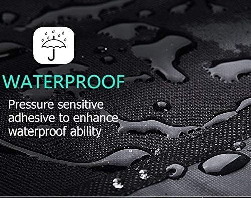 KOKOMALL 210D Barbecue Cover Waterproof Outdoor Round BBQ Covers Gas Grill Protection Heavy Duty Anti-UV with Storage Bag 77x58 CM - Image 5