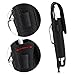 For Apple iPhone 8 , iPhone 7, iPhone 6 ,iPhone 6s 4.7 inch , EpicDealz Extra Large Ultra Rugged Pouch Case Holster Black Nylon Canvas Flap with Steel Metal Belt Clip + Carabiner Hook