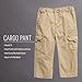 Wrangler Authentics Infant & Toddler Boys’ Cargo Pant, New Khaki, 3T