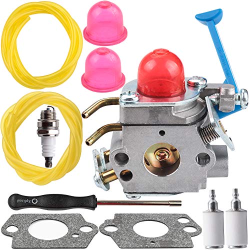 Anzac C1Q-W40A Carburetor with Adjustment Tool Repower Kit Fuel Line Filter for Husqvarna 124L 125L 125LD 128C 128CD 128L 128LD 128LDX 128R 128RJ 128DJX String Trimmer - Thumbnail 5
