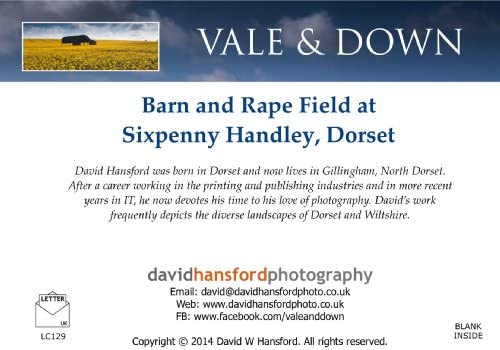 Barn And Rape Field At Sixpenny Handley Dorset Amazon Co Uk