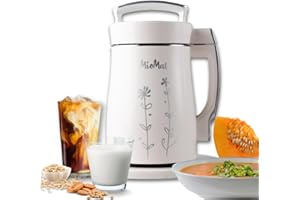 MioMat 8in1 Plant Based Milk Maker | Make 40oz of Natural Almond Milk, Soy Milk, Oat Milk, Coconut Milk, and more ... + soups, porridges, smoothies, purées... | Automatically, at the touch of a button