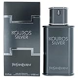 Yves Saint Laurent Kouros Silver Men's Eau de Toilette Spray, 3.4 Ounce