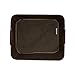 Household Essentials 601 Medium Shelf Basket with Wood Handles | Multi-Purpose Home Storage Bin | Brown Coffee Linen, Medium, Cocoa