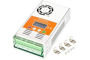 MakeSkyBlue MPPT Charge Controller Solar Panel Charging Regurator LCD Display Auto 12V 24V 48V Solar System (Version V118) (60A-V118)