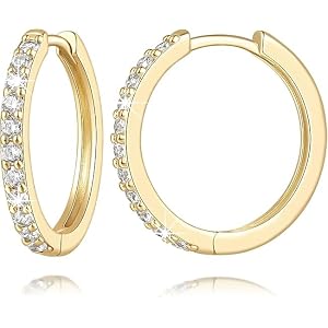 14K Gold Earrings for Women Gold Hoop Earrings for Women Dainty Hoop Earring for Womens Sleek Chic Womens Hoops Earring