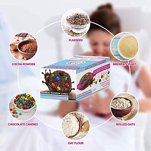 Lactation Cookies Breastfeeding Supplement Rainbow Candy Support Mothers Breast Milk Supply
