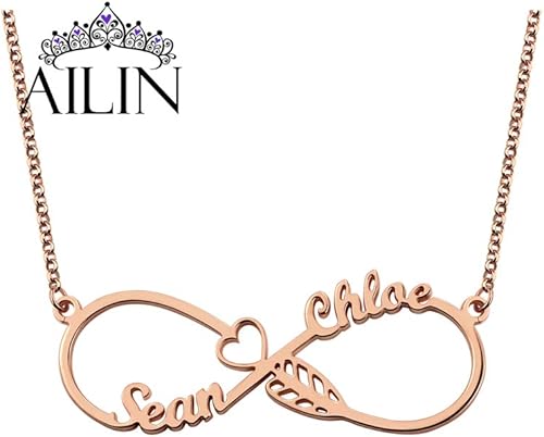 2 name necklace for mom