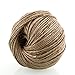 SOLEDI Natural Jute Twine String Rope Soft Floral Craft Wedding Gift Tags Wrap Decor Decoration Ornament DIY Handmade Retro Decor Photo Wall Lamp (1 Pcs X 328 Feet)