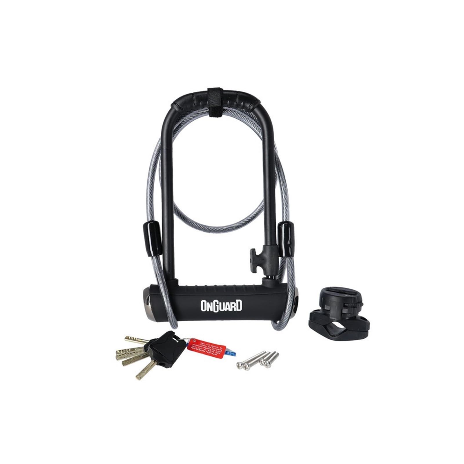 Onguard Pitbull Shackle Lock Black 1 Size