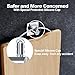 Self Adhesive Stainless Steel Heavy Duty Wall Hooks 5 Pack