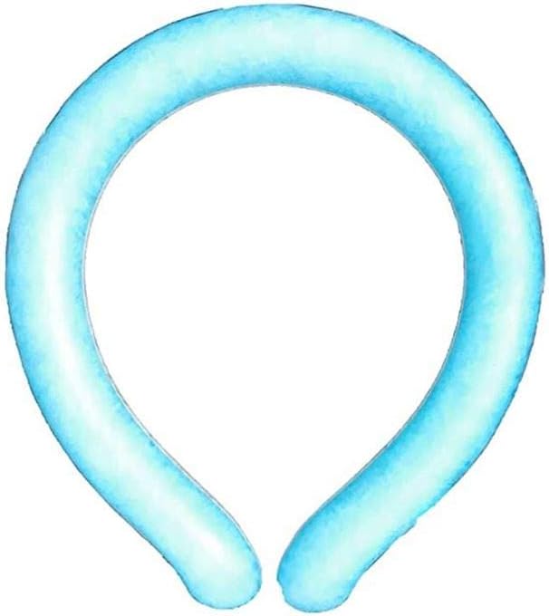 Neck Cooling Wrap Under 18, Cooling Starts Below 18°C (64°F), Dry Cold, Flexible When Frozen Ice Pack, Waterproof, Reusable, Non Toxic, Best Patented Technology,Length 18 in