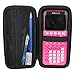 Khanka Stroage Case for Texas Instruments TI - 84 Python/TI-83 Plus/TI-84 Plus/TI-84 Plus CE Color Graphing Calculator, Case Only (Black)
