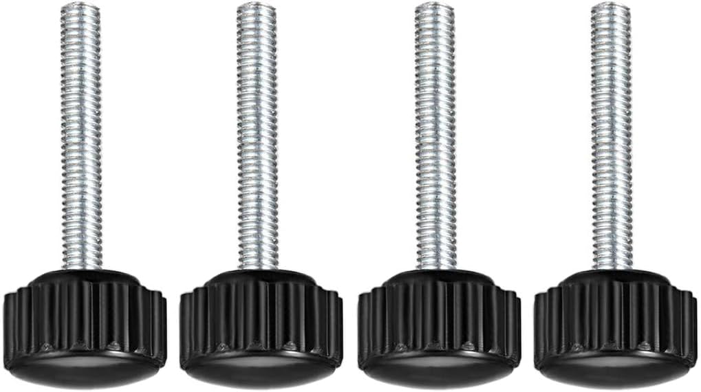MACHSWON Knurled Clamping Knobs Saw Drill Press Lathe and Routing Jigs Packaging Machinery Printing Equipment Hand Clamping Handle Bolt Hand Knob Screw Replacement Parts M4 x 30mm 4pcs