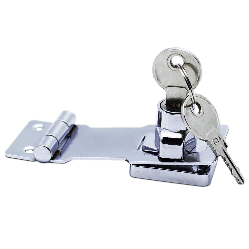 Litensh Serratura A Chiave, Lucchetto Hasp, Chiusure Hasp, Chiavistello, Chiavis - Foto 6