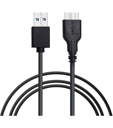 Seagate 18in USB 3.0 Type A to Micro B Replacement Cable for