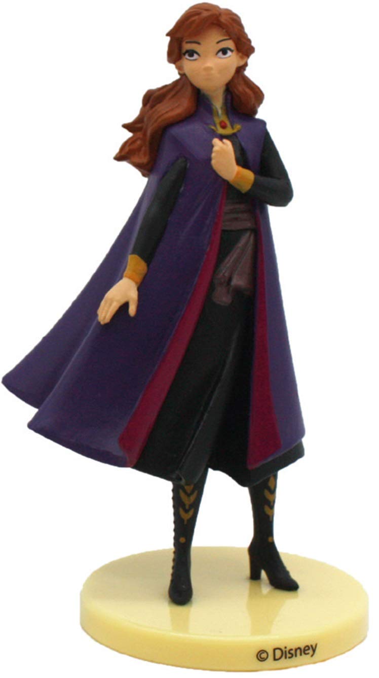 Dekora - Frozen Birthday Decorations, Cake Topper with Anna from Frozen 2, PVC Figure