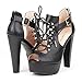 DREAM PAIRS XENA Women's Gladiator Peep Toe High Heel Enjoyable Platform Pumps Sandals Shoes