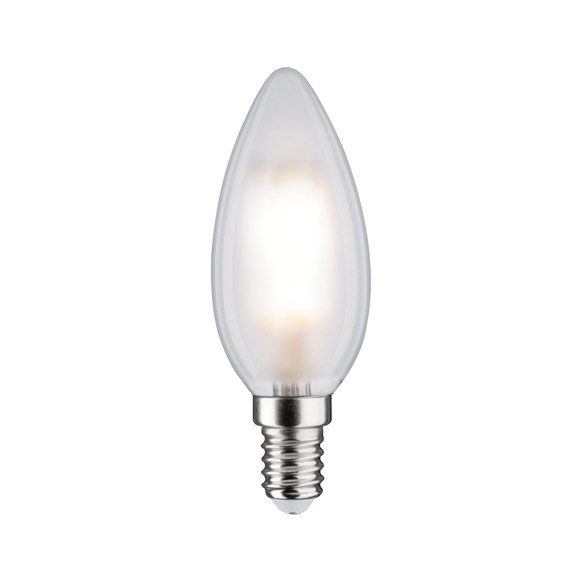 Paulmann 28727 LED Candle lamp 5 watts dimmable lamp matt, White Lighting Plastic Light 4000 K E14