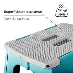 Vigar Compact Foldable Stool, 12-1/2