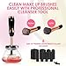 Electric Makeup Brush Cleaner and Dryer - by Livewell - Rechargeable, No Batteries Needed - Clean Make Up Brushes Easily With Professional Spinner Cleanser Tool - Beauty Gifts For Women - Color: Black