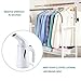 Clothes Steamer, Walbest Portable Garment Steamer Fast-Heat Powerful Handheld Clothing Steamer with Automatic Shut-Off Safety Protection, 140ml Capacity Perfect for Home and Travel (White)