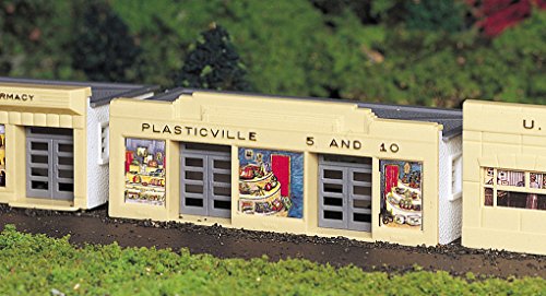 Bachmann Industries 5 and 10 Store Set, HO Scale