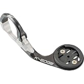 K-Edge Race Bicycle Computer Mount, for Garmin GPS Devices, Black | Garmin Integrated Handlebar Mount With Adjustable Articulation, Secure M5 Hardware, And Lightweight 30g Design