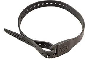 Giant Loop Pronghorn Straps, Multi-Purpose Cargo Straps with Virtually Unbreakable Fasteners, 25” Gray, 2-Piece Pack