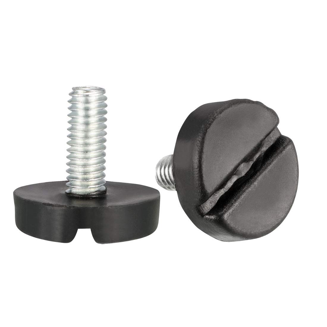 sourcing map Furniture Levelers, 6mm to 10mm Adjustable Height M6 x 15mm Threaded, 16 Pcs