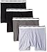 Gildan Men's 4-Pack Boxer Brief, Sport Grey/Charcoal/Black, Large