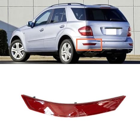 Vakabva 1648200374 Mercedes Benz Rear Bumper Left Reflector For 2008 2011 Mercedes Benz Ml Class W164 Ml320 Ml350 Ml550