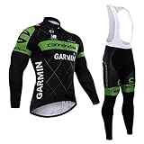 2014 Outdoor Sports Pro Team Men's Long Sleeve Cycling Jersey and Tights Set