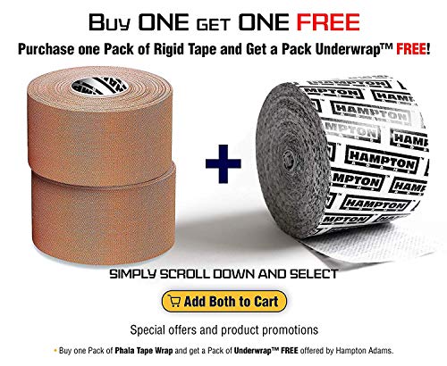(30ft) Self Adhesive Gauze Bandage Roll | Medical Stretch Wrap Tape - Sports Turf Body Tape for Knee Feet & Blister Wound Care | Cohesive Bandage Waterproof Gazuze Wrap for Football, Running & Hiking