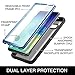 YOUMAKER Case for Galaxy S10 Plus, Built-in Screen Protector Work with Fingerprint ID Crystal Clear Heavy Duty Protection Shockproof Cover for Samsung Galaxy S10+ Plus 6.4 Inch - Blue
