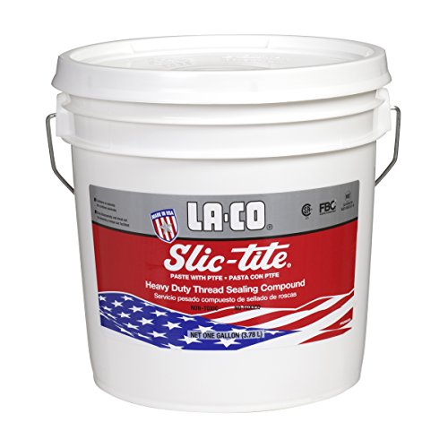 LA-CO 42013 Slic-Tite Premium Thread Sealant Paste with PTFE, -50 to 500 Degree F Temperature, 1 qt