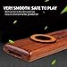 Medeer Kazoos Wooden Kazoo Wood Harmonica for Kids Adults Musical Instrument Ukulele Guitar Partner with Metal Box for Music Lover