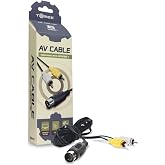 Tomee AV Cable for Sega Genesis Model 1 &ndash; High-Quality Composite Video &amp; Audio Connection for Classic Gaming Consoles