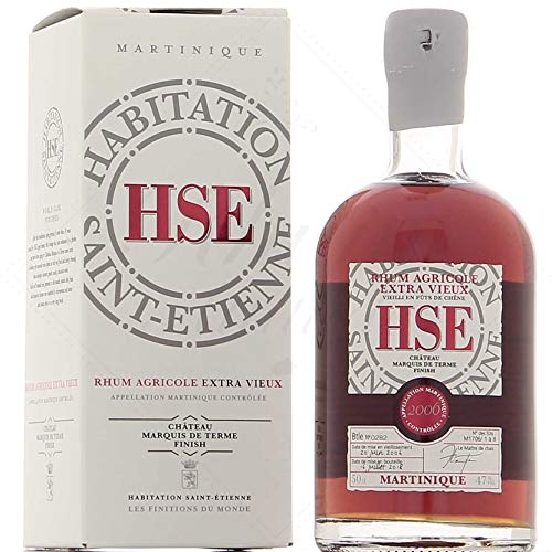 Flasche Rum 75cl mit Box, HSE Marquis de terme 2006