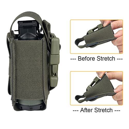 IDOGEAR Tactical Flashlight Holder Molle flashbang Pouch Magazine Pouch