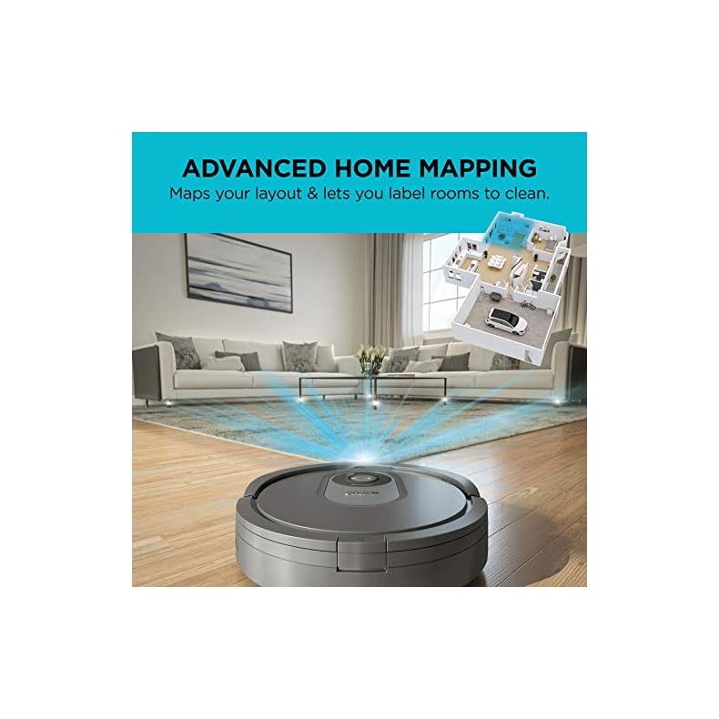 Shark AI Robot Vacuum RV2001 with IQ Navigation, Home Mapping, AI Laser