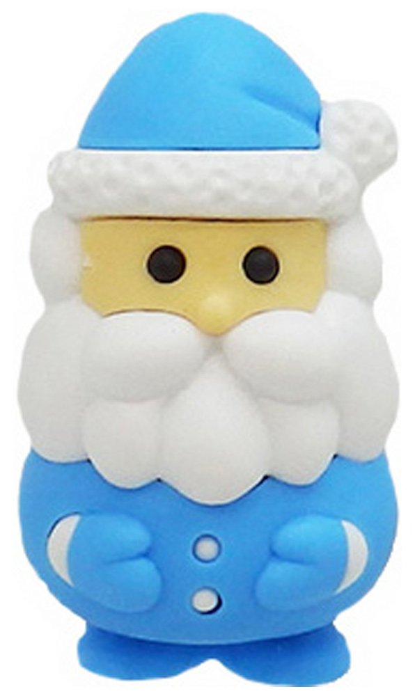 Iwako Blue Santa Claus Japanese Eraser from Japan
