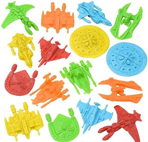 plastic toy spaceships